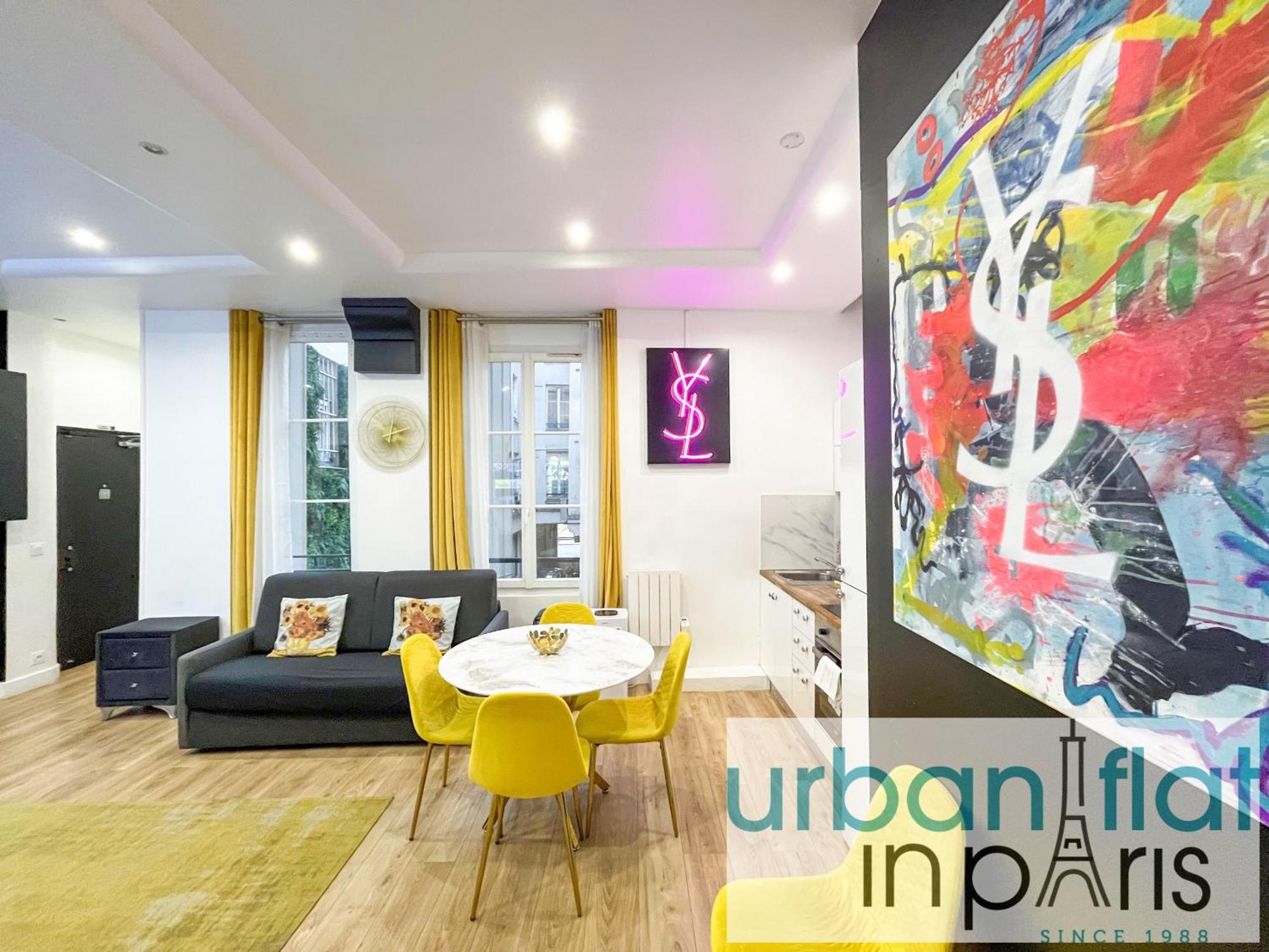 156 - Urban Ysl Flat In Montorgueil Leilighet Paris Eksteriør bilde